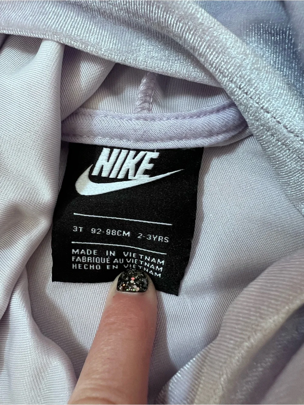 Nike Kids' Lavender Tie-Dye Sweatshirt & Joggers Set 3T